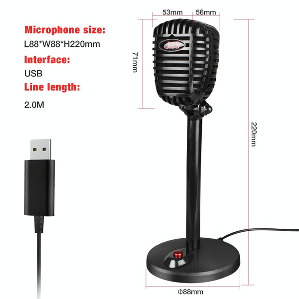 2.2M Usb Voice Chat Microphone 360 Degree Rotatable For Video Conferencing Microphones