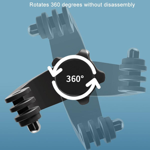 Universal Action Camera Adapter For Vertical And Horizontal Shooting 2 Pack Cables & Adapters