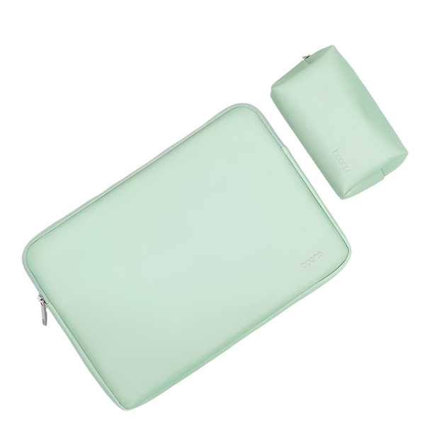 15 / 15.6 Inch Power & Mint Green Pu Leather Laptop Bag Laptop Cases & Bags