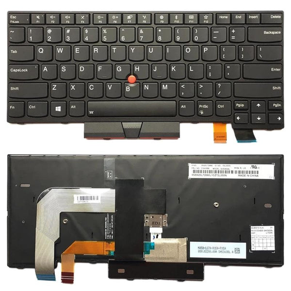 Backlit Keyboard For Lenovo Thinkpad T470 / T480 A475 A485 Us Version Keyboards & Keypads