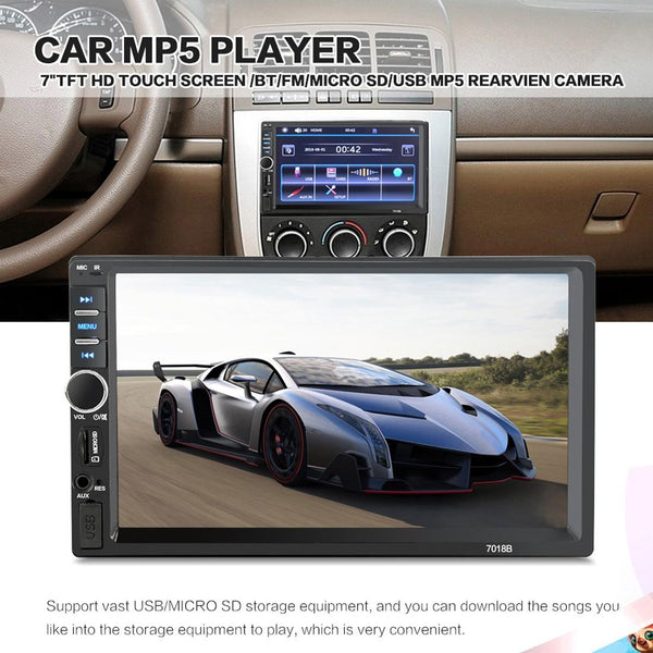 7 Inch Hd Touch Car Radio W / Bluetooth Remote Rearview Camera 6800 Module Fm Tf Usb Other Car Video