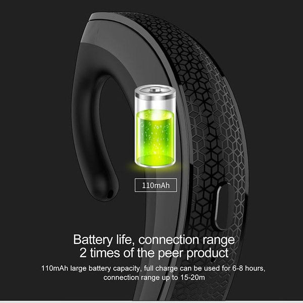 Wireless Bluetooth Earphone Business Style Hanging Earbuds