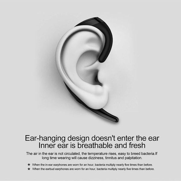Wireless Bluetooth Earphone Business Style Hanging Earbuds