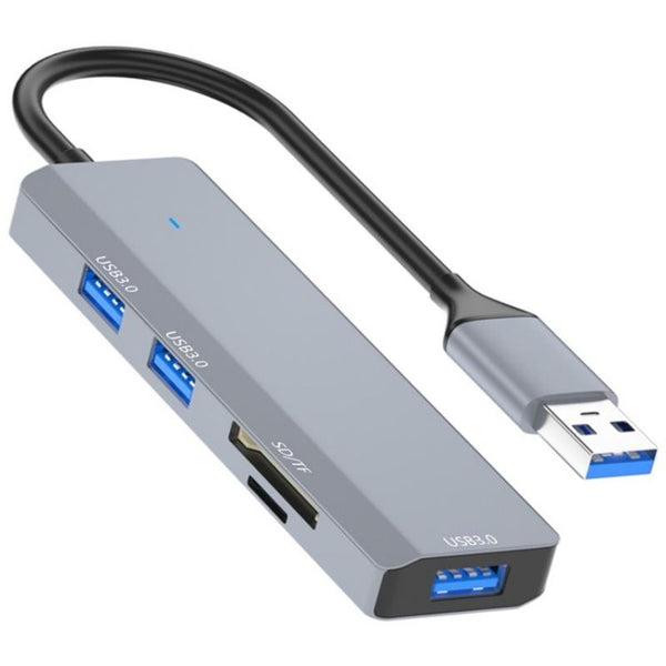 3 Usb 3.0 + 2 Card Reader Slots Multi Port Hub Memory Card Readers & Adapters