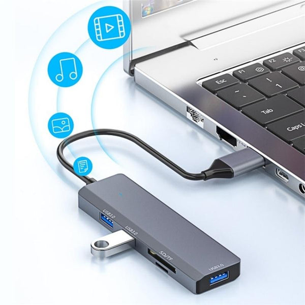 3 Usb 3.0 + 2 Card Reader Slots Multi Port Hub Memory Card Readers & Adapters