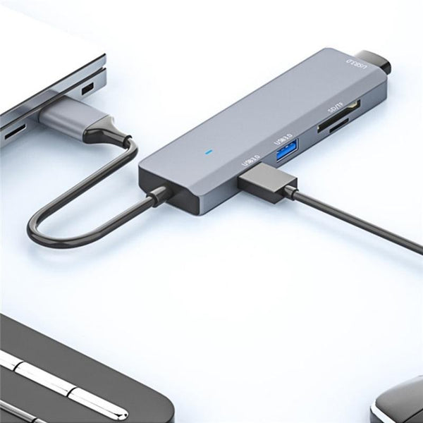 3 Usb 3.0 + 2 Card Reader Slots Multi Port Hub Memory Card Readers & Adapters