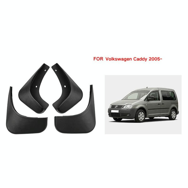 For Volkswagen Caddy 2005 4Pcs / Set Car Auto Soft Plastic Splash Flaps Fender Guard Fenders & Mud Guards