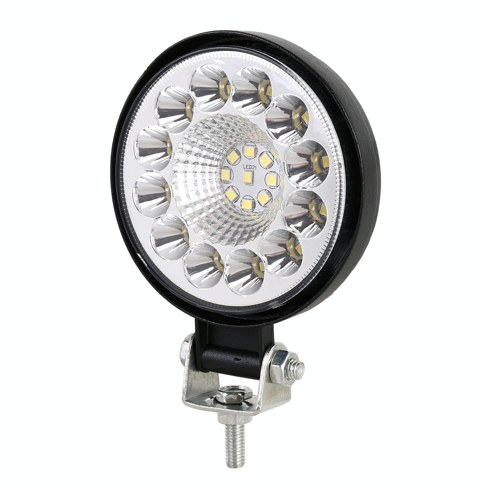 Car Round Work Light With 21 Leds Smd 2835 Lamp Beads Led Car Lights