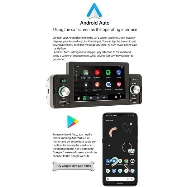 5 Inch Car Bluetooth Mp5 Player Phone Mirror Link Steering Wheel Control Other Car Audio