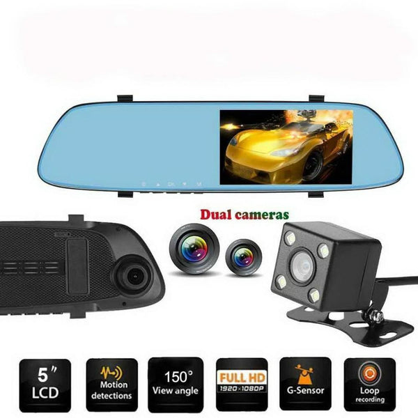 5 Dual Lens Car Dvr With 1080P Fhd Touch Screen Other Car Video