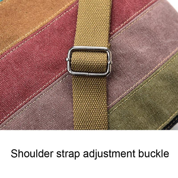 Multi Layer Canvas Crossbody Bag For Women Simple Design Women's Bags & Handbags