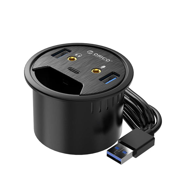 Multi Function Desktop Power Grommet Hub Usb Cables Hubs & Adapters