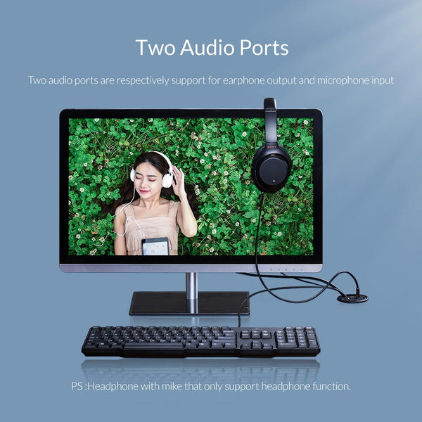 Multi Function Desktop Power Grommet Hub Usb Cables Hubs & Adapters