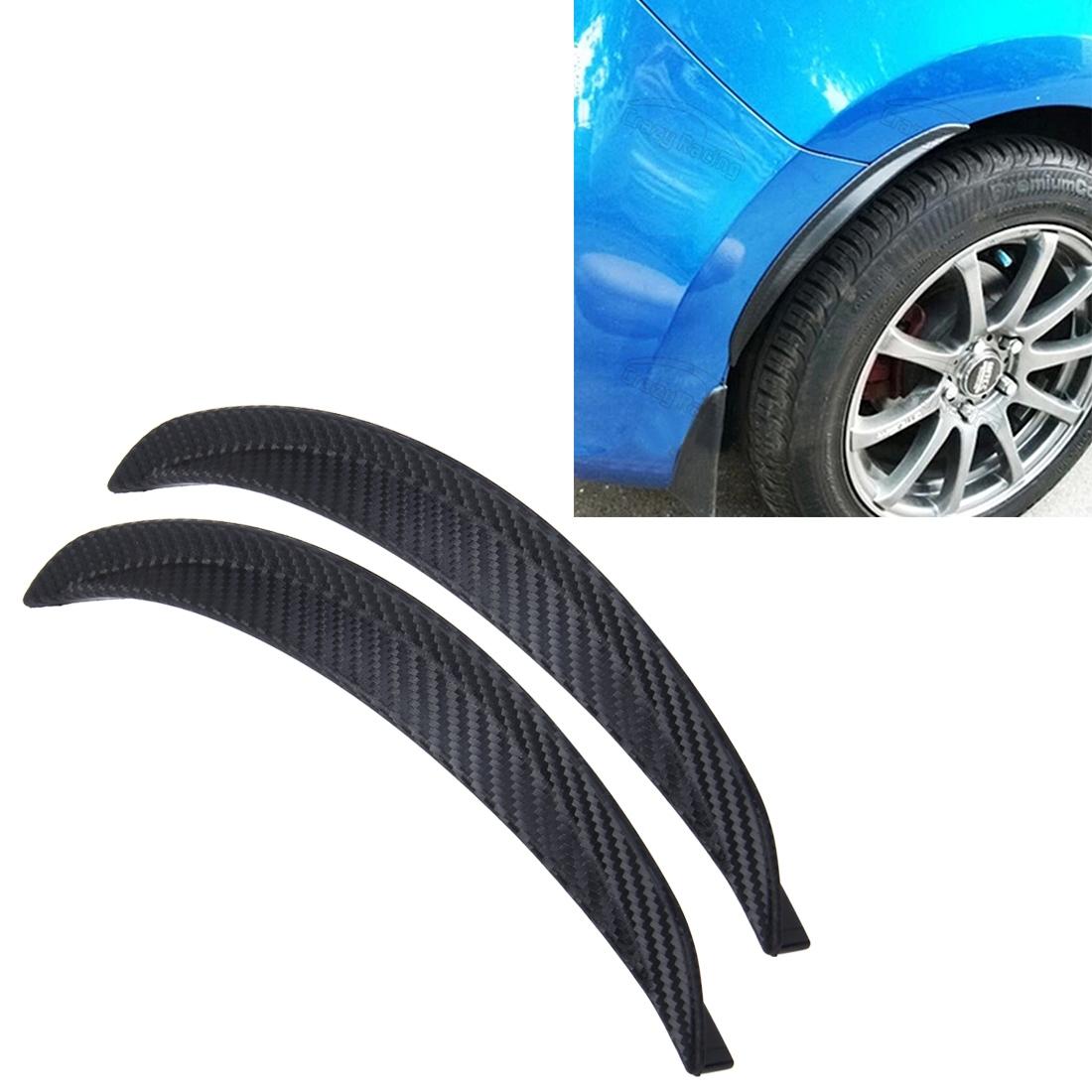 2 Pcs Car Auto Rubber Fender Guard Protection Strip Scratch Protector Sticker Size 24 X 2Cm Fenders & Mud Guards