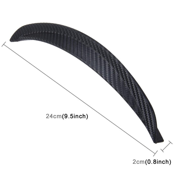 2 Pcs Car Auto Rubber Fender Guard Protection Strip Scratch Protector Sticker Size 24 X 2Cm Fenders & Mud Guards