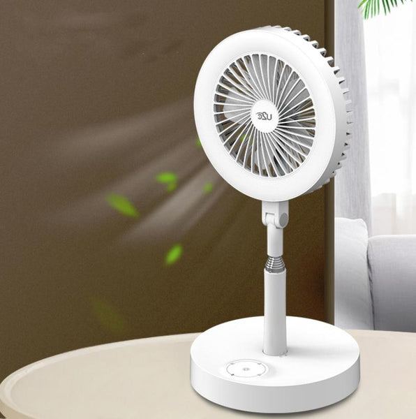 Multi Function Rechargeable Fan Lamp With Telescopic Bracket Portable Fans