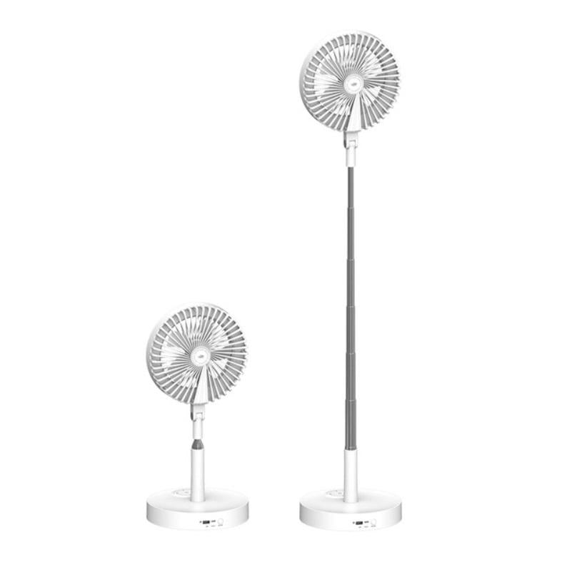 Multi Function Rechargeable Fan Lamp With Telescopic Bracket Portable Fans