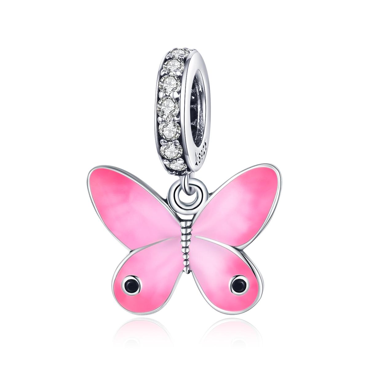 925 Sterling Silver Butterfly Pendant For Diy Bracelets & Necklaces Charms & Pendants