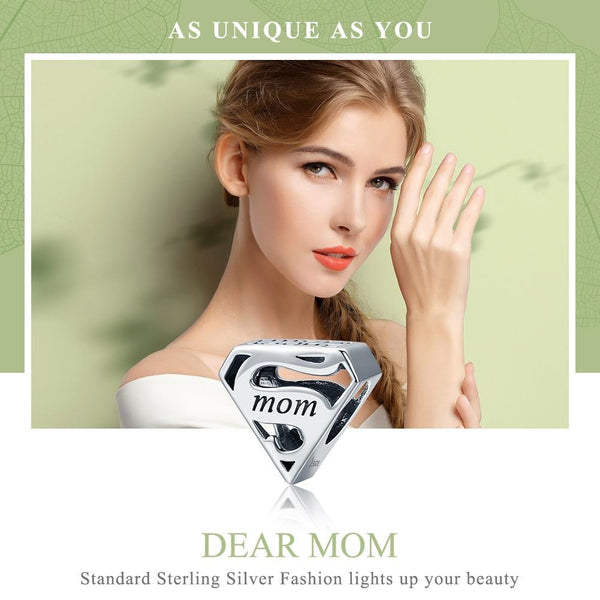 925 Sterling Silver Hollow Beads For Diy Bracelets Perfect Mother's Day Gift Charms & Pendants