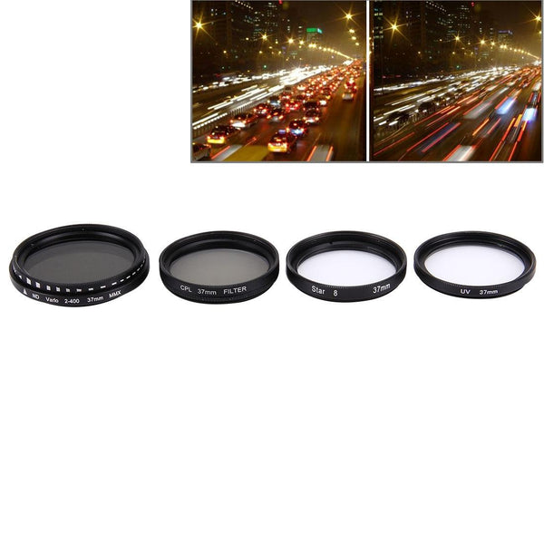 Professional 4 In 1 Lens Filter For Gopro And Xiaomi Action Cameras Placeholder