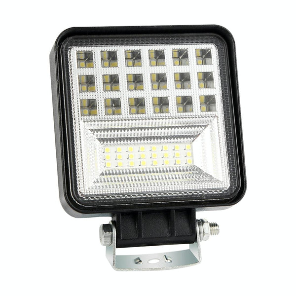 2 Pcs 4 Inch 20W Spot / Flood Light White Square Shaped Waterproof Car Suv Work Lights Spotlight Led Bulbs Dc 9 30V Led Car Lights