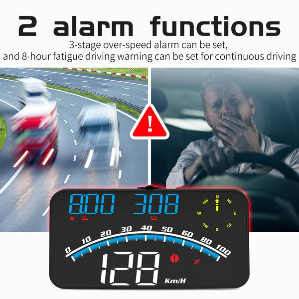 5.5 Inch Car Hud Locator Technology Speedometer Odometer Projector Other Instruments & Gauges