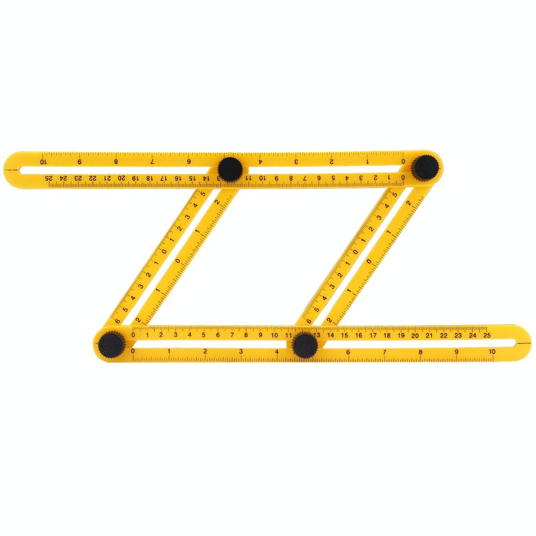 Handy Four Sided Angle Measuring Ruler For Diy Projects Measuring Tapes & Rulers