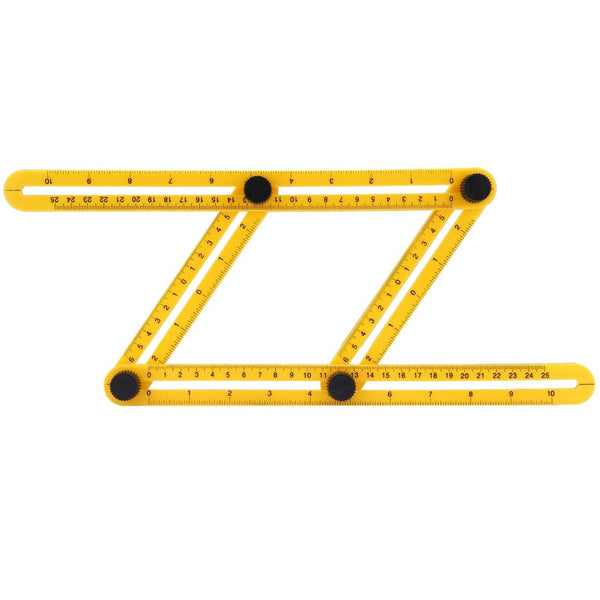 Handy Four Sided Angle Measuring Ruler For Diy Projects Measuring Tapes & Rulers