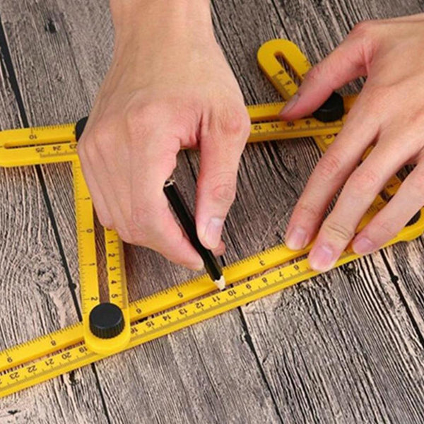 Handy Four Sided Angle Measuring Ruler For Diy Projects Measuring Tapes & Rulers