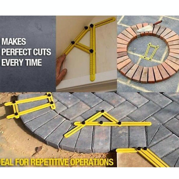 Handy Four Sided Angle Measuring Ruler For Diy Projects Measuring Tapes & Rulers