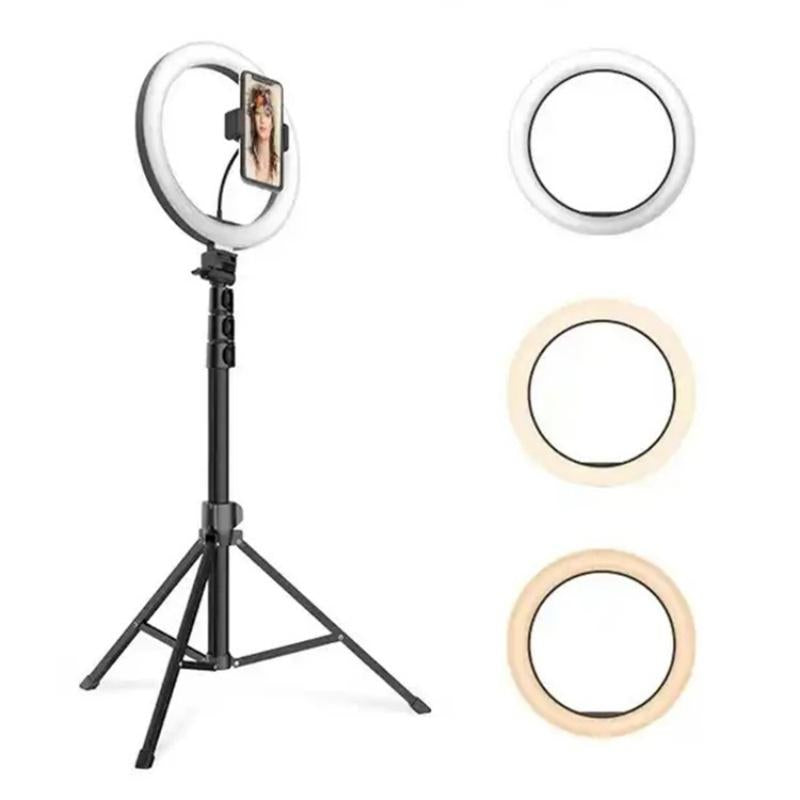 10 Inch Ring Light Set For Live Streaming And Beauty Stand Audio Video Equipment Selfie Lights