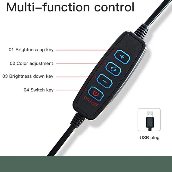 10 Inch Ring Light Set For Live Streaming And Beauty Stand Audio Video Equipment Selfie Lights