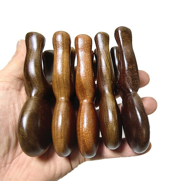 Solid Wood Massage Eye Scraping & Nose Gold Sandalwood Random Colour Massagers
