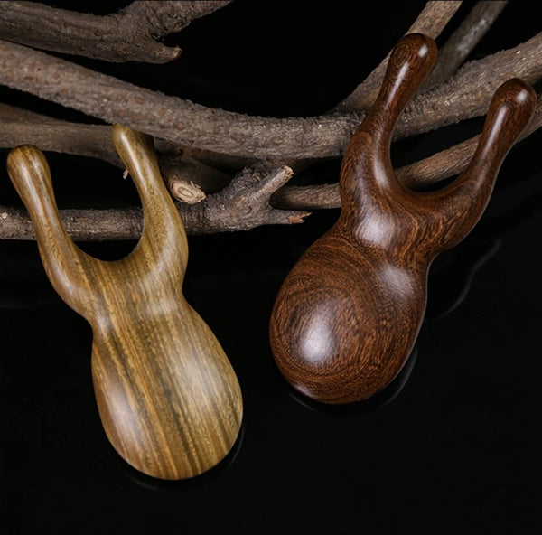 Solid Wood Massage Eye Scraping & Nose Gold Sandalwood Random Colour Massagers