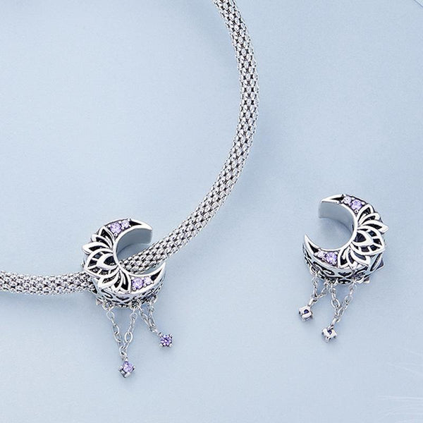 925 Sterling Silver Retro Bead Bracelet Kit Charms & Pendants