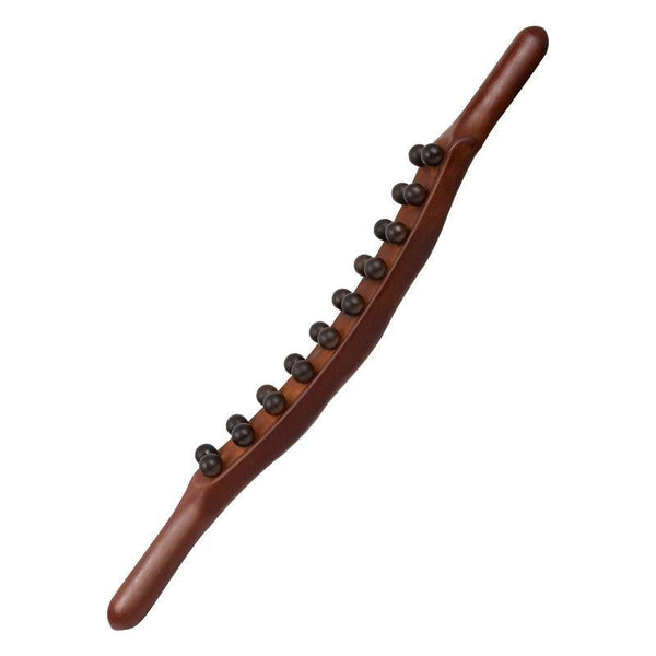 20 Bead Carbonized Massage Stick For Meridian Dredging Massagers