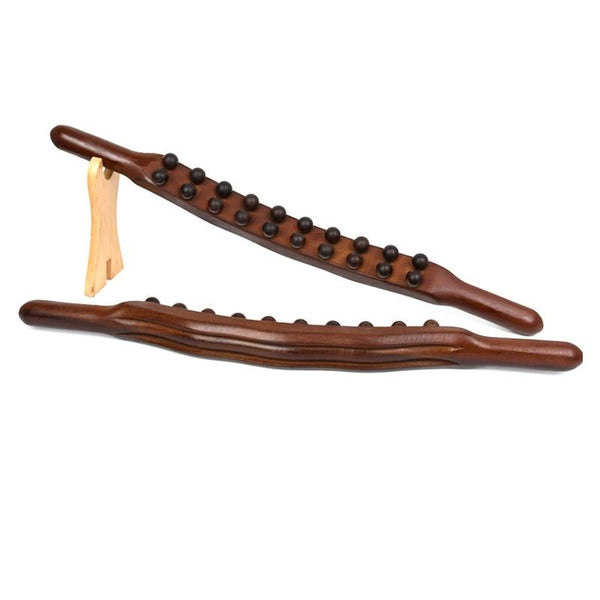 20 Bead Carbonized Massage Stick For Meridian Dredging Massagers