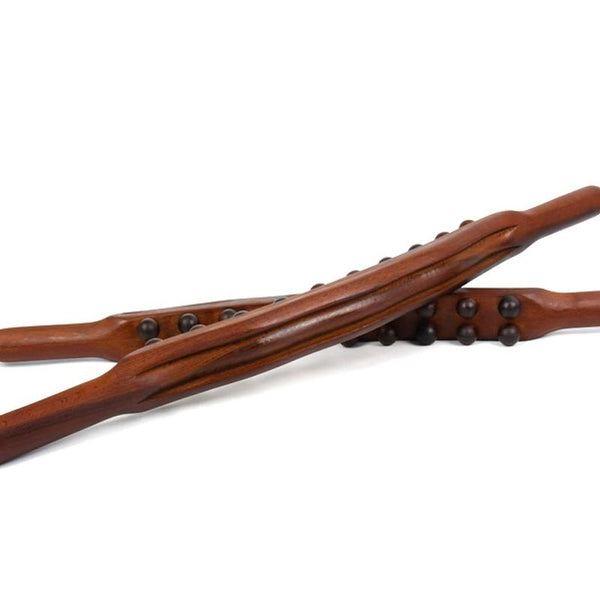 20 Bead Carbonized Massage Stick For Meridian Dredging Massagers