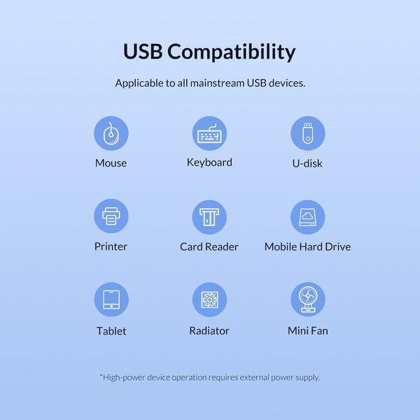 4 Port Usb 3.0 Hub High Speed Data Transfer Usb Cables Hubs & Adapters