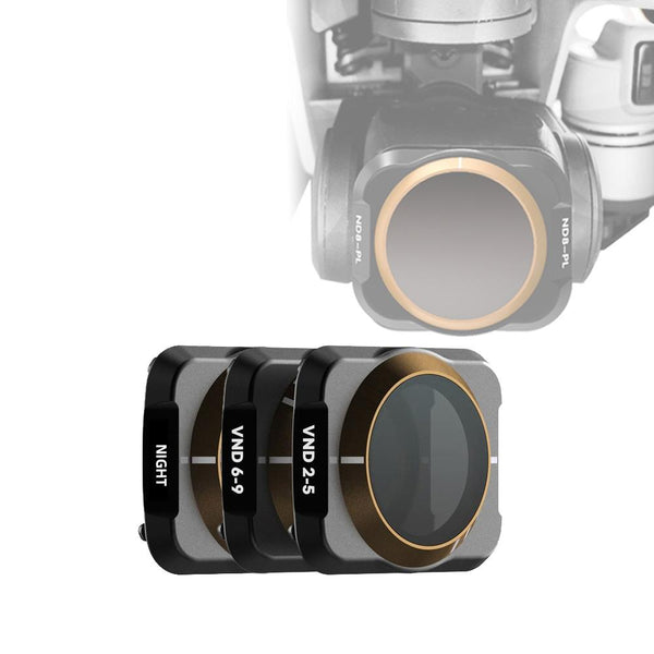 Variable Vnd Lens Filter For Dji Mavic Air 2 3 In 1 2.5 6.9 Stop Reducing Light Pollution Camera Drone Accessories