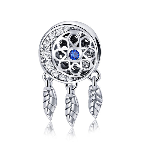 925 Sterling Silver Hollow Bead Bracelet Accessories Charms & Pendants