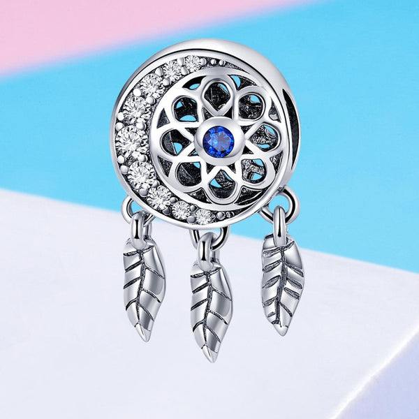 925 Sterling Silver Hollow Bead Bracelet Accessories Charms & Pendants