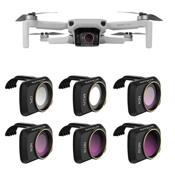 6 In 1 Drone Lens Filter For Dji Mavic Mini / 2 Mm Fi9258 Camera Drone Accessories