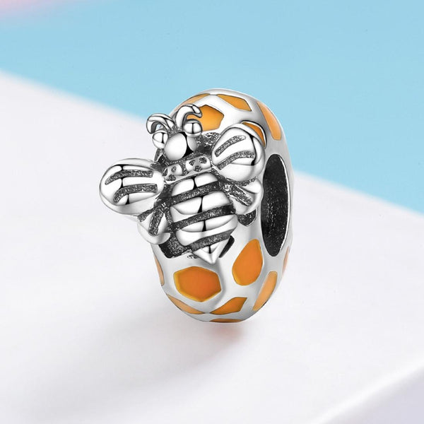925 Sterling Silver Bee Charm For Diy Bracelets & Necklaces Charms & Pendants