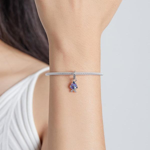 925 Sterling Silver Fantasy Fish Pendant For Diy Bracelets & Necklaces Charms & Pendants