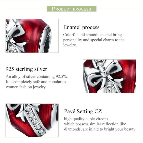 Veile Studios 1 Sets Of 925 Sterling Silver Diy Love Beads For Valentine's Bracelet Bracelets