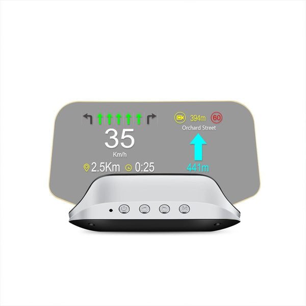 Car Head Up Display Hud Overspeed Temp Voltage Engine Failure Fatigue Reminder Navigation Placeholder