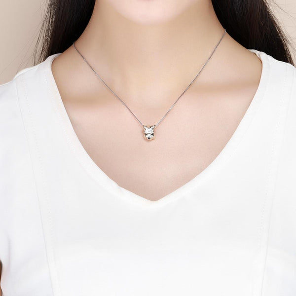 925 Sterling Silver Schnauzer Beads Platinum Plated Charms & Pendants