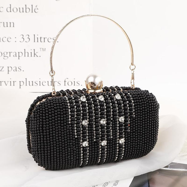 Rhinestone Evening Bag With Chain Strap Women's Bags & Handbags