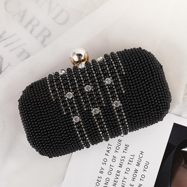 Rhinestone Evening Bag With Chain Strap Women's Bags & Handbags